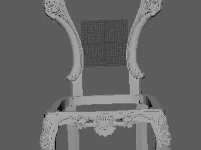chair ornate 3D model