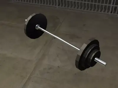 Barbell Weights 3D model