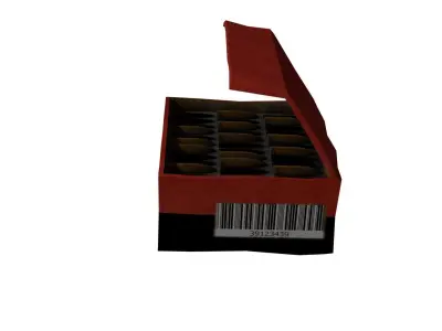 Bullets Case Low-poly 3D model