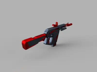 AK X by STANISLAVSKY Low-poly 3D model