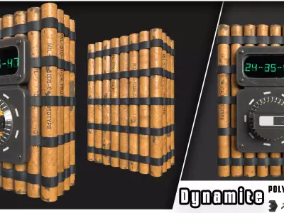 Dynamite 18 3D model
