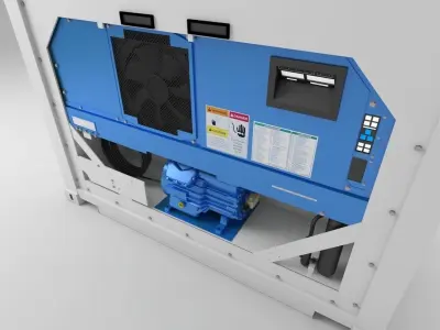 Container - 10 Reefer 3D model