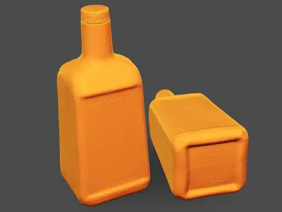 Power Steering Fluid Bottle 3D model