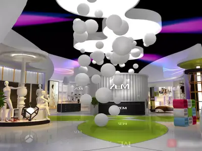 Exhibition - size - 15X12-3DMAX2012-0035 3D model
