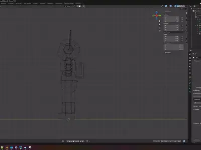 Low Poly Sci-Fi Astronaut Rigged  Game Ready PBR Low-poly 3D model