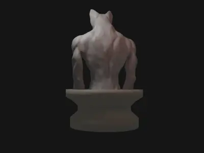 Statuedog Model 3D model