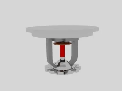 Fire Sprinkler Low-poly 3D model purchase