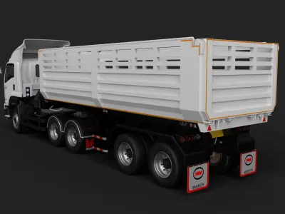 ISUZU DECA-GXZ360 Dump 3D model