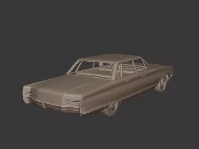 Chrysler New Yorker 1966  3D print model