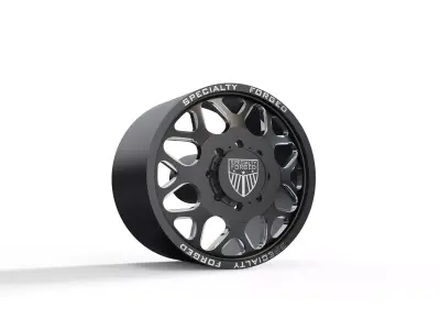 FRONT SPECIALITY FORGED D009 WHEEL 3D MODEL 3D model