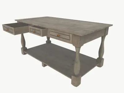 Console Table Low-poly 3D model purchase
