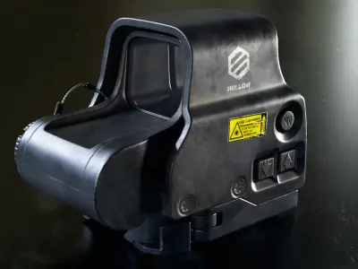 Holographic Sight - EOTECH HWS Low-poly 3D model