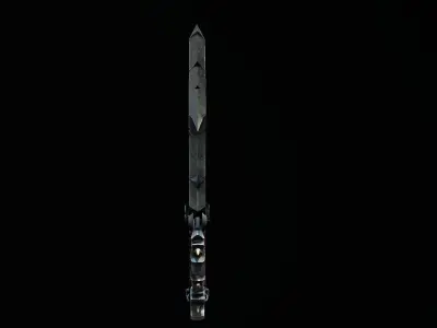 Magical Stylized Sword 3D Model Low-poly 3D model