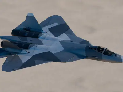 Sukhoi Su-57 3D model