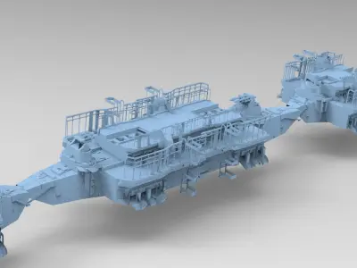 Chancellor Floating balcony 1 3D model