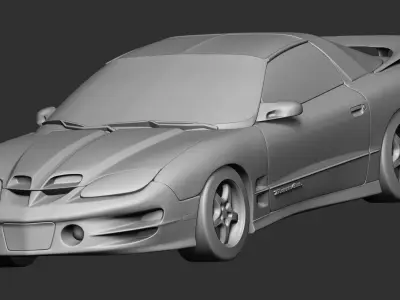 AD 2002 Pontiac Firebird Car 3D print model purchase