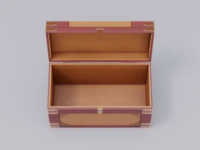 Chinese Trade Furniture Kit - 22 Chest Low-poly 3D model