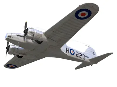 Avro Anson Mk1 early 3D model purchase