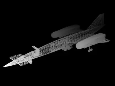 Avro 730 3D model