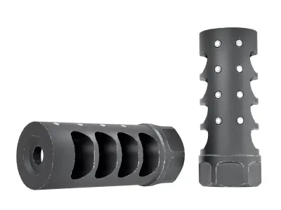 Gen 3 Little Bastard Self Timing Muzzle Brake Low-poly 3D model purchase