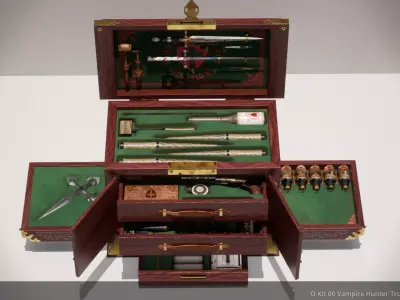 OB 00 Vampire Hunter Trunk 3D Model Pack