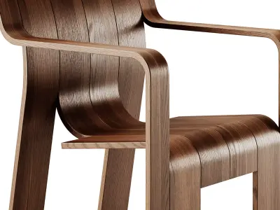 Strip chair by Gijs Bakker Castelijn 3D model