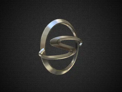 shuanghuan logo 3D model