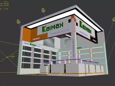 Exhibition - Area -6X6-3DMAX2012-010 3D model