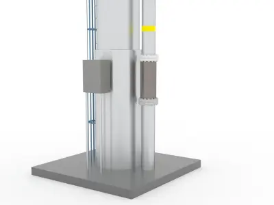 Dehydration equipment Low-poly 3D model
