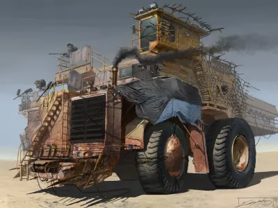 Slave Hauler 3D model