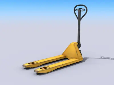 Pallet Jack Low-poly 3D model