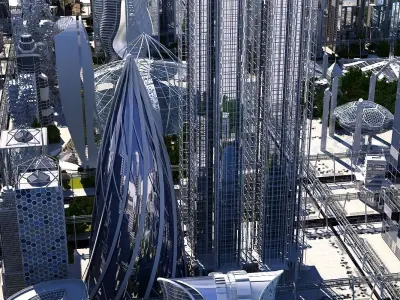 Future City HD 20 V 2 3D model