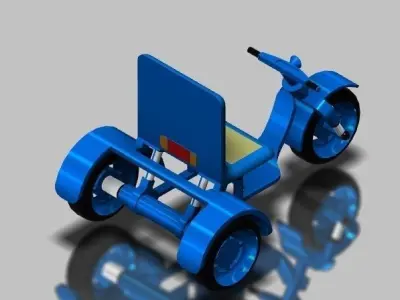 ATV All Terrain Vehicle Free 3D model