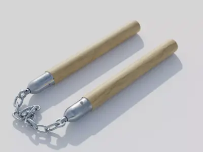 Nunchaku 3d  3D model