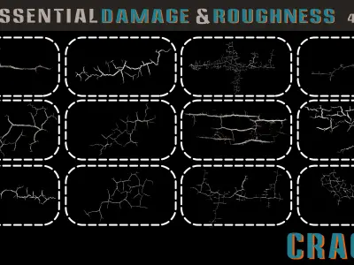 206 Essential Damage and Roughness Alpha-Vol2 Texture