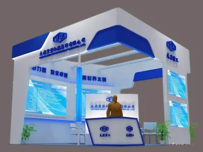 Exhibition - Area -6X6-3DMAX2009-13 3D model
