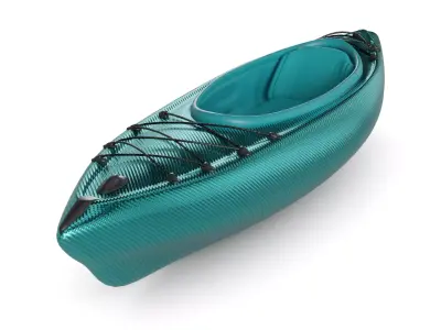 Kayak Low-poly 3D model