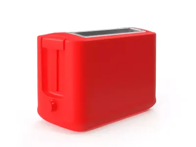 Toaster Low-poly 3D model