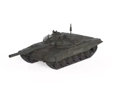 Modern Main Battle Tank  - MorisonDesign   Low-poly 3D model