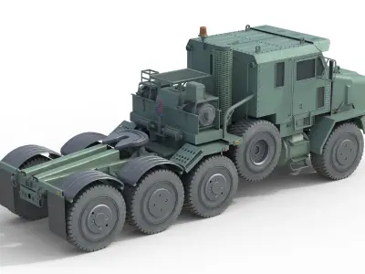 Oshkosh HET A1 Low-poly 3D model