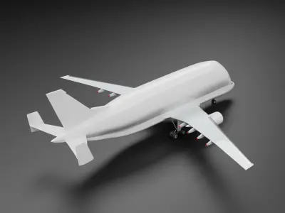 Airbus A300 Beluga 3D model buy