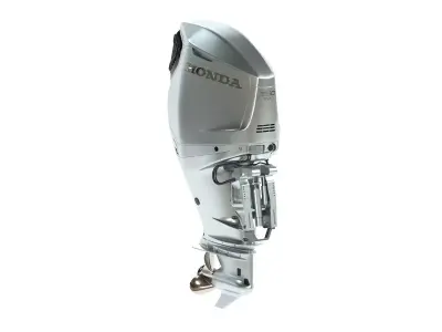 Honda BF350 V8 Outboard Engine 3D model