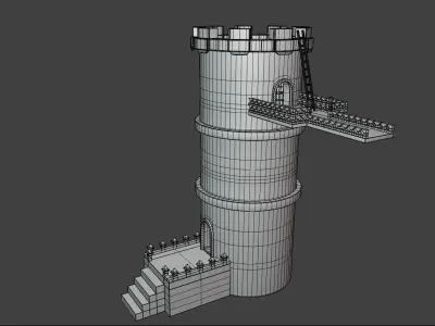 Old Tower 3D model