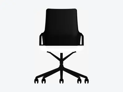 Chair - Conference - Worksmart - 5 Star Castors Low-poly 3D model