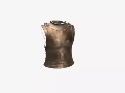 Ancient Armor HallStatt 3D Model Game Ready PBR Low Poly Low-poly 3D model