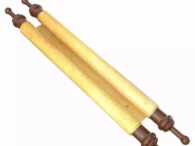 scroll 02 3D model
