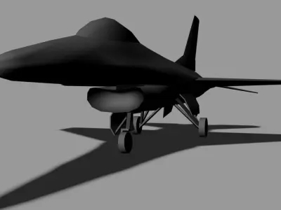 General Dynamics F-16 Fighting Falcon Low-poly 3D model purchase