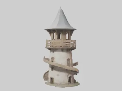 Watchtower Model Low-poly 3D model