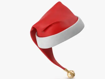 Christmas Hat with Bell v2 3D model