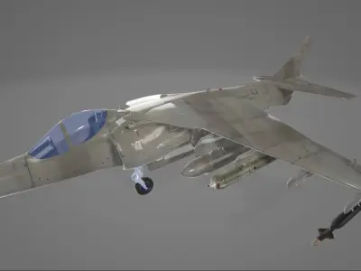 HARRIER 3D model